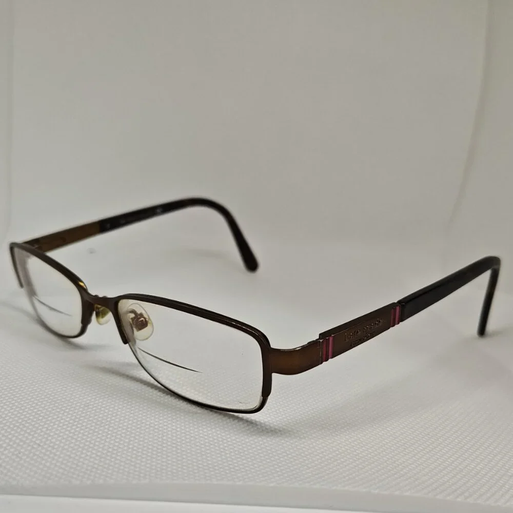 Kate Spade Averil Eyeglasses Frames ONLY Womens Brown Tortoise‎ 135 Optical Case